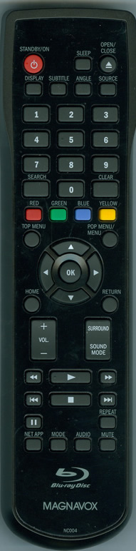 MAGNAVOX NC004UD Remote Control